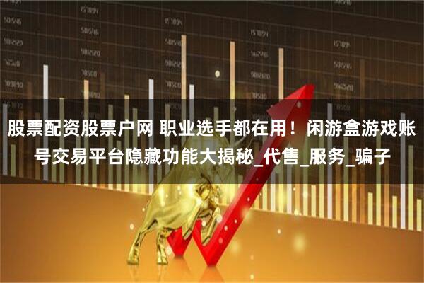 股票配资股票户网 职业选手都在用！闲游盒游戏账号交易平台隐藏功能大揭秘_代售_服务_骗子